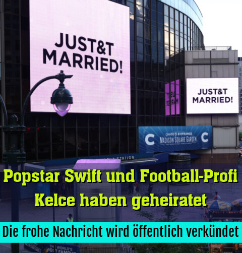 Die frohe Nachricht wird öffentlich verkündet