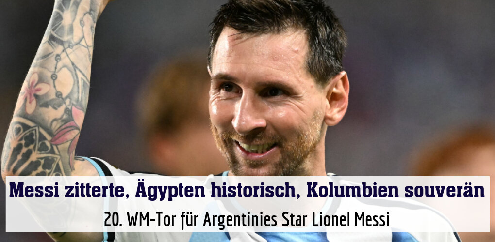 20. WM-Tor für Argentinies Star Lionel Messi