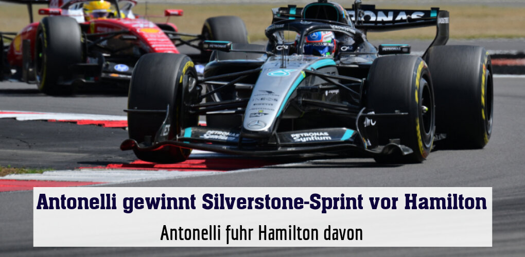 Antonelli fuhr Hamilton davon