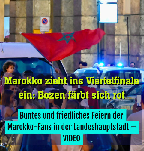 Buntes und friedliches Feiern der Marokko-Fans in der Landeshauptstadt – VIDEO