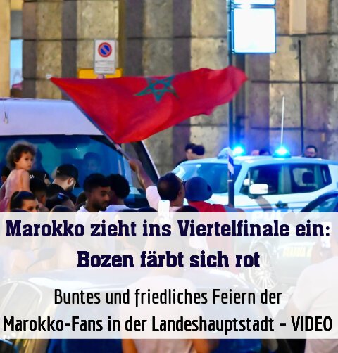 Buntes und friedliches Feiern der Marokko-Fans in der Landeshauptstadt – VIDEO
