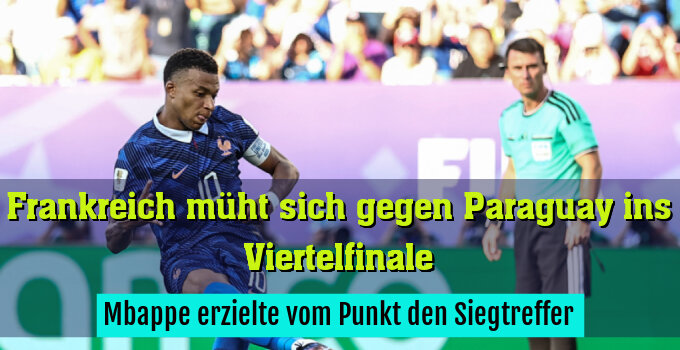 Mbappe erzielte vom Punkt den Siegtreffer