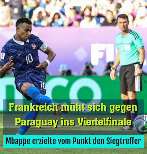 Mbappe erzielte vom Punkt den Siegtreffer