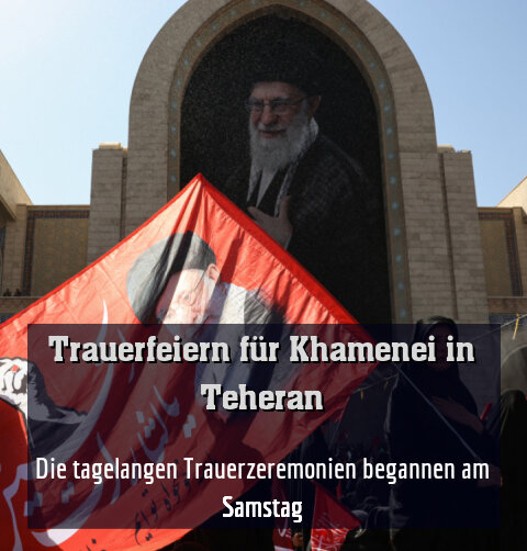 Die tagelangen Trauerzeremonien begannen am Samstag