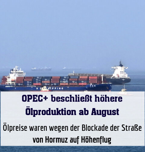 Ölpreise waren wegen der Blockade der Straße von Hormuz auf Höhenflug