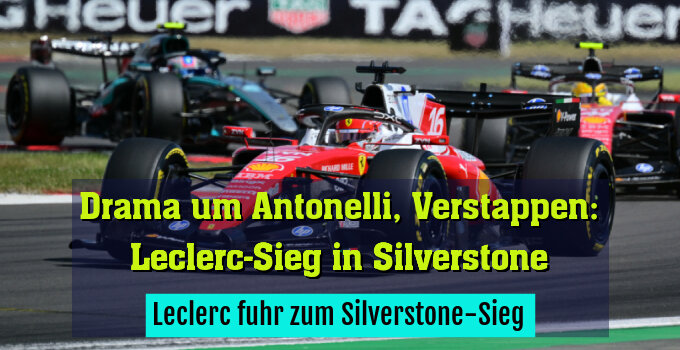 Leclerc fuhr zum Silverstone-Sieg