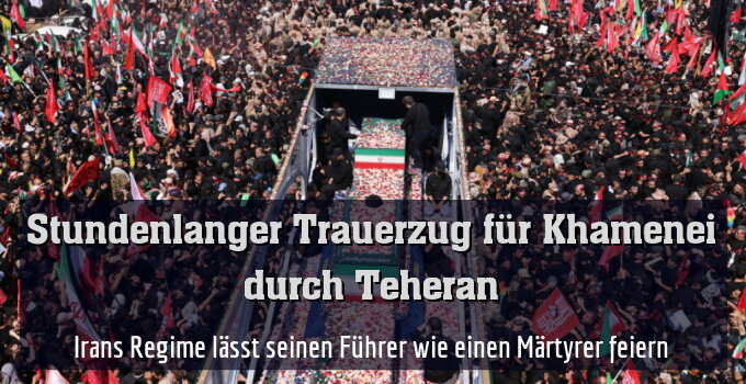 Prozession durch Teheran