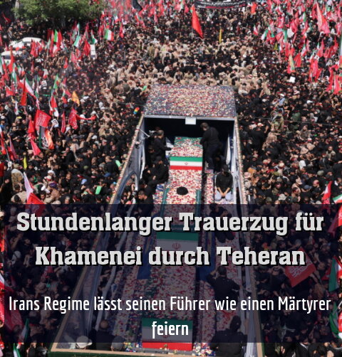 Prozession durch Teheran