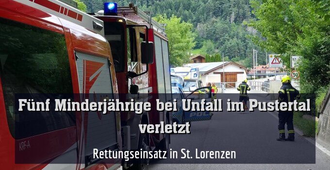 Rettungseinsatz in St. Lorenzen