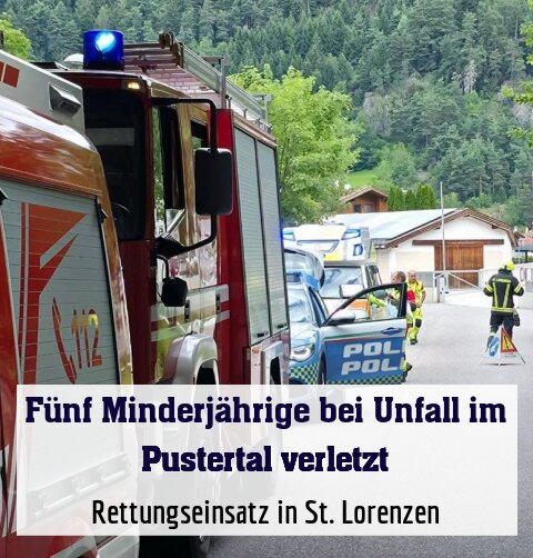 Rettungseinsatz in St. Lorenzen