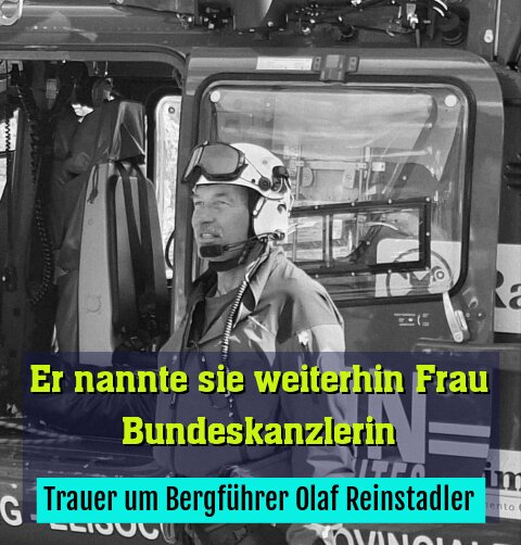 Trauer um Bergführer Olaf Reinstadler