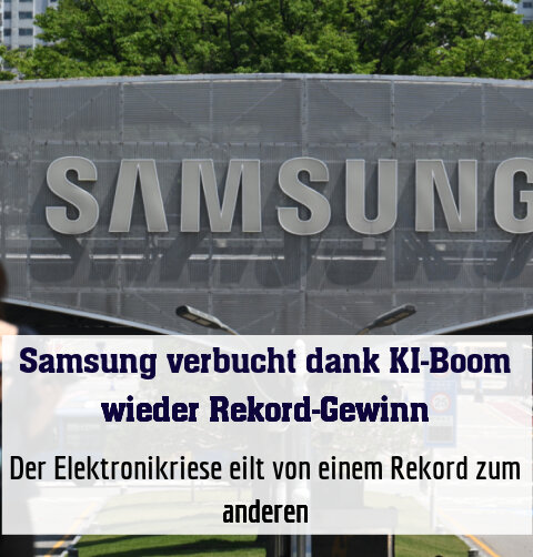 Der Elektronikriese eilt von einem Rekord zum anderen