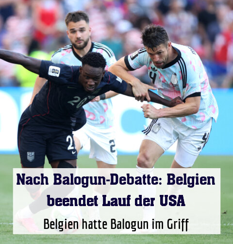 Belgien hatte Balogun im Griff
