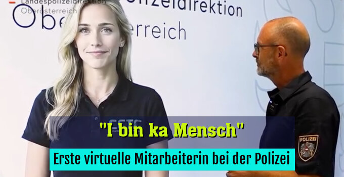 Erste virtuelle Mitarbeiterin bei der Polizei