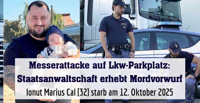 Ionut Marius Cal [32] starb am 12. Oktober 2025