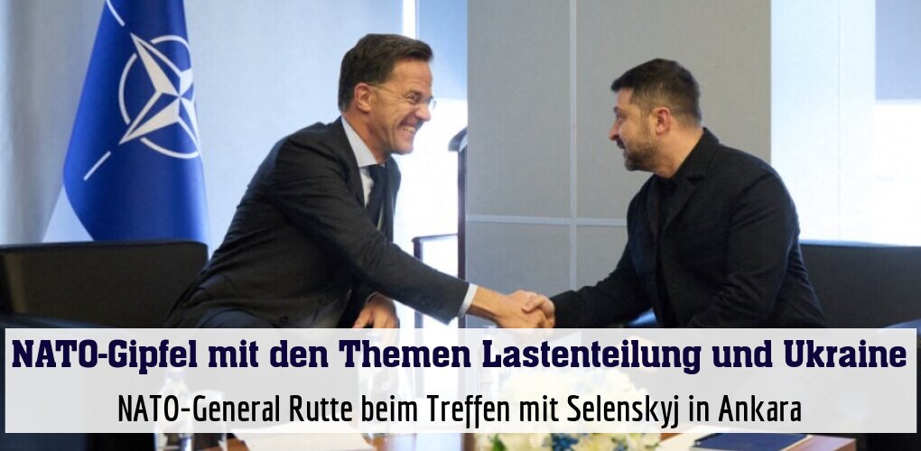 NATO-General Rutte beim Treffen mit Selenskyj in Ankara