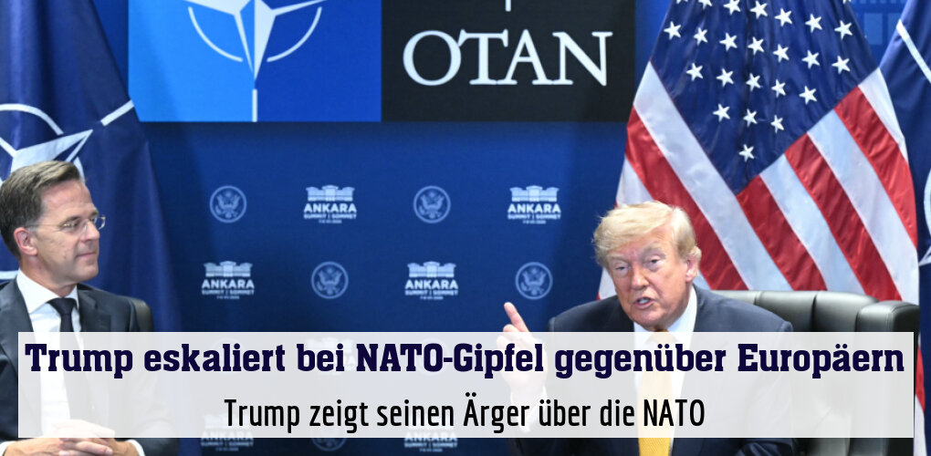 Trump zeigt seinen Ärger über die NATO