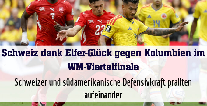 Schweizer und südamerikanische Defensivkraft prallten aufeinander