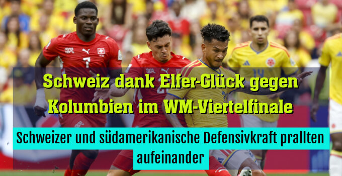 Schweizer und südamerikanische Defensivkraft prallten aufeinander