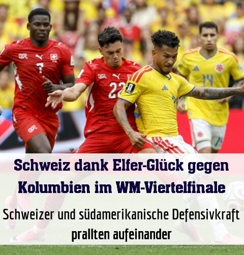 Schweizer und südamerikanische Defensivkraft prallten aufeinander