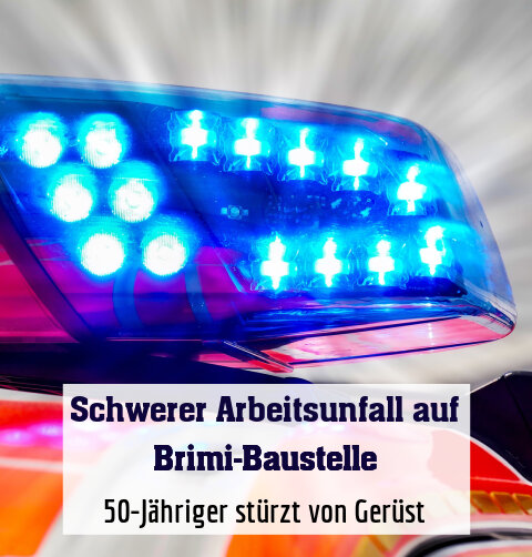 50-Jähriger stürzt von Gerüst