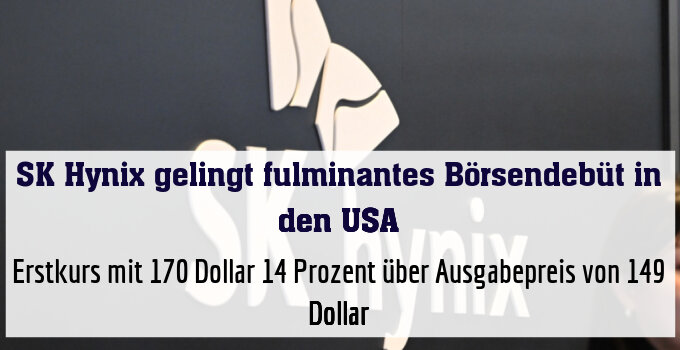 Schlusskurs am ersten Handelstag 13 Prozent über Ausgabepreis