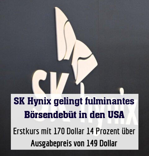 Schlusskurs am ersten Handelstag 13 Prozent über Ausgabepreis