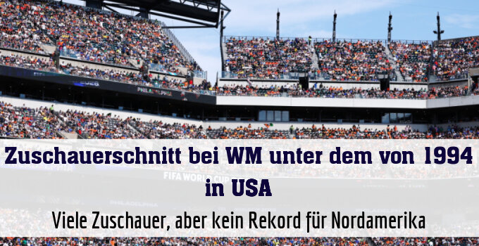 Viele Zuschauer, aber kein Rekord für Nordamerika