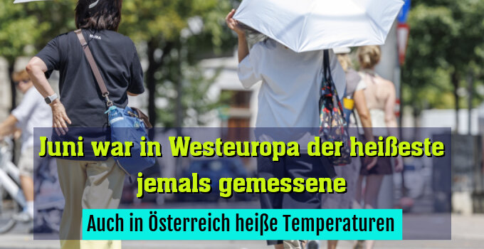 Auch in Österreich heiße Temperaturen