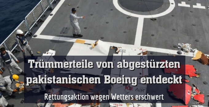 Rettungsaktion wegen Wetters erschwert