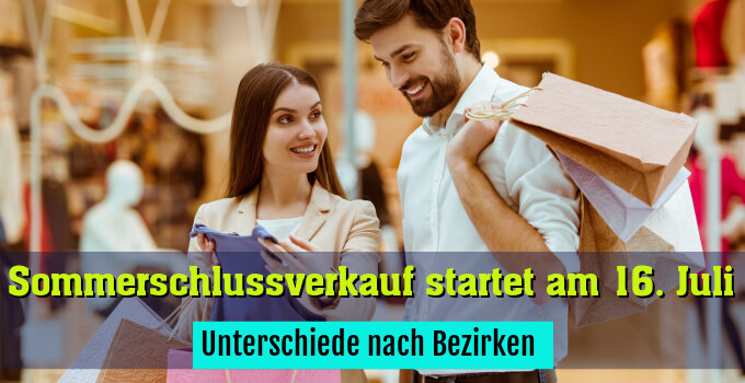 Unterschiede nach Bezirken 