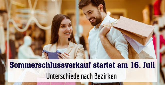 Unterschiede nach Bezirken 
