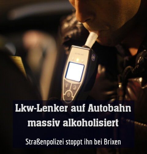 Straßenpolizei stoppt ihn bei Brixen