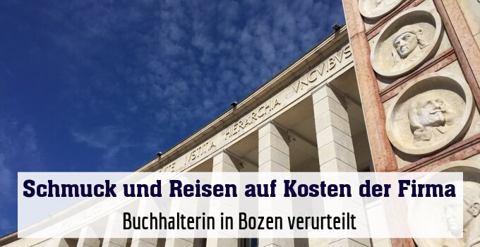 Buchhalterin in Bozen verurteilt