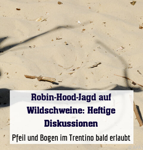Pfeil und Bogen im Trentino bald erlaubt