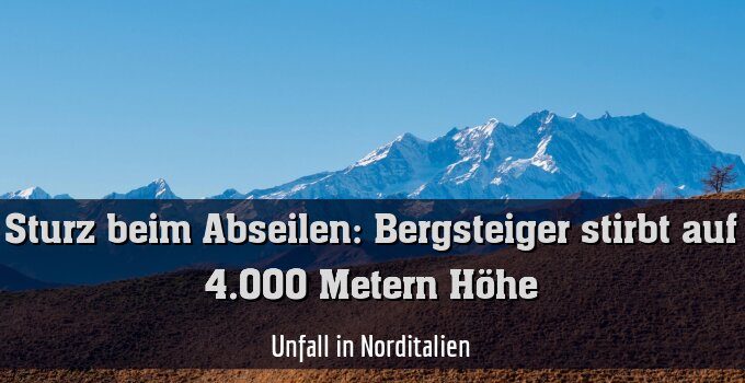 Unfall in Norditalien