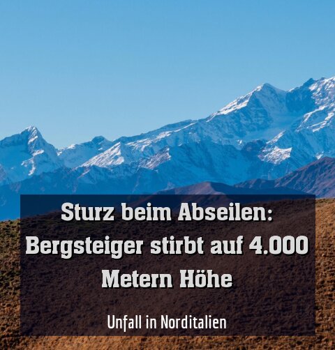 Unfall in Norditalien