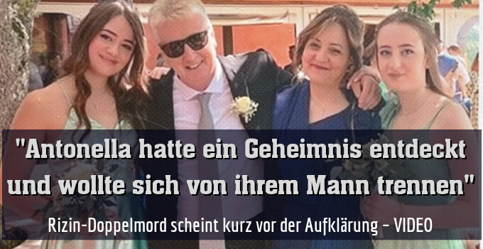Rizin-Doppelmord scheint kurz vor der Aufklärung – VIDEO