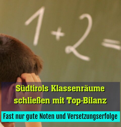 Fast nur gute Noten und Versetzungserfolge