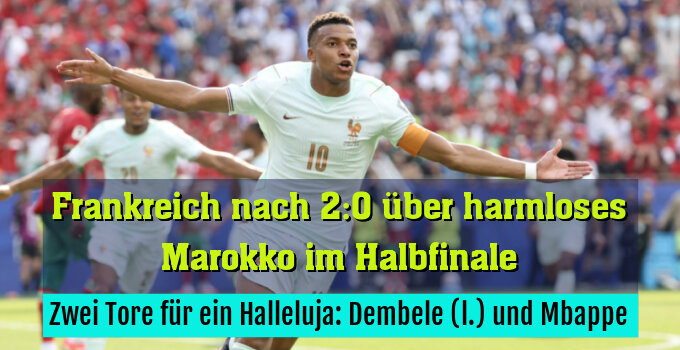 Kylian Mbappe brachte die Franzosen 1:0 in Führung
