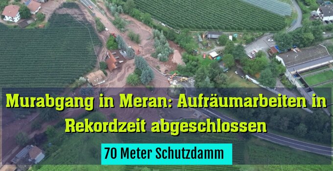 70 Meter Schutzdamm 