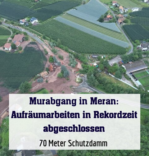 70 Meter Schutzdamm 