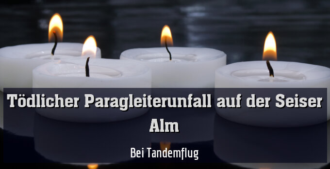 Bei Tandemflug