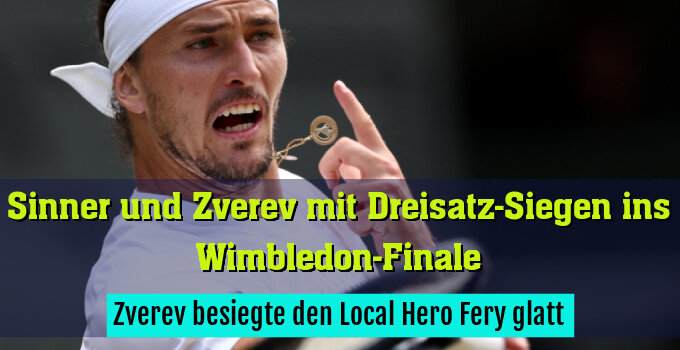 Zverev besiegte den Local Hero Fery glatt