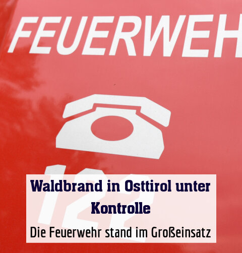 Die Feuerwehr stand im Großeinsatz