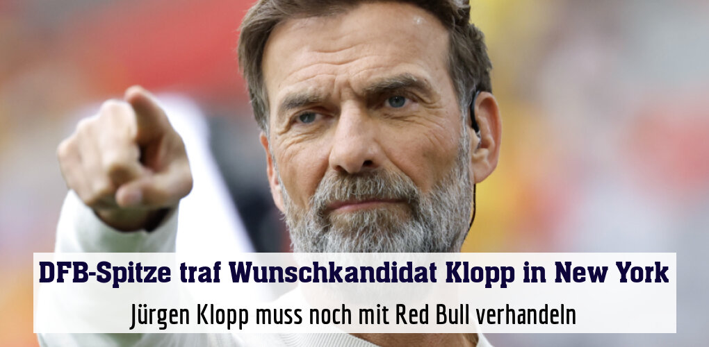 Jürgen Klopp muss noch mit Red Bull verhandeln