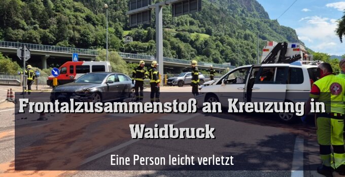 Eine Person leicht verletzt
