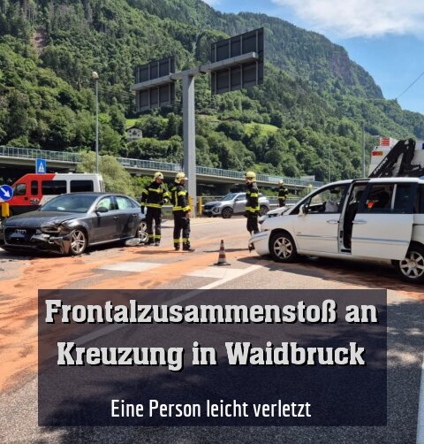 Eine Person leicht verletzt