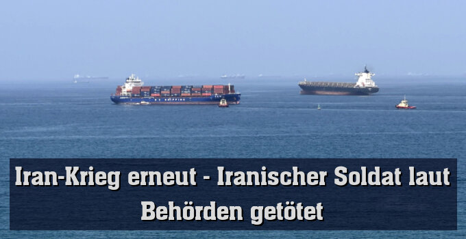 Containerschiffe in der Straße von Hormuz