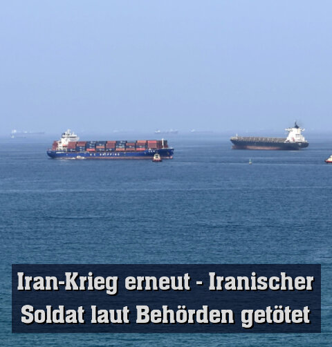 Containerschiffe in der Straße von Hormuz